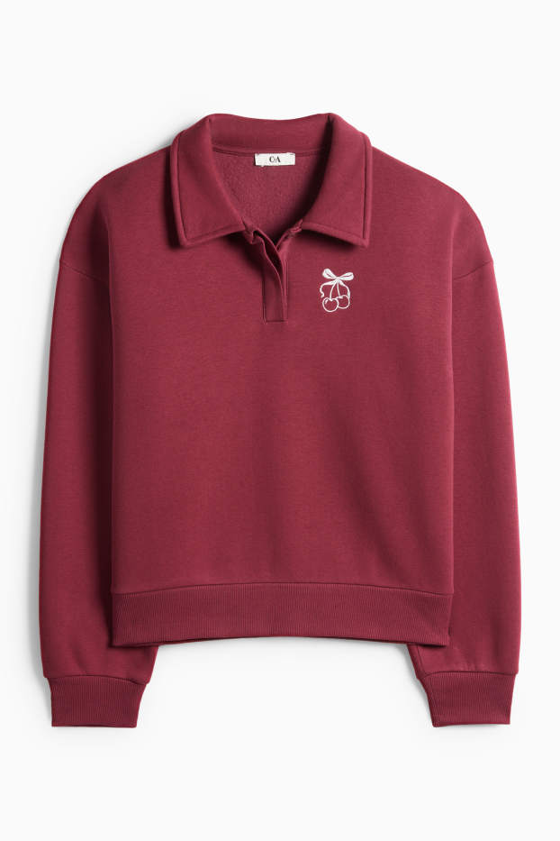 Dámské - Mikina - bordeaux