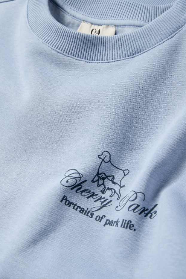 Dames - Oversized sweatshirt - blauw