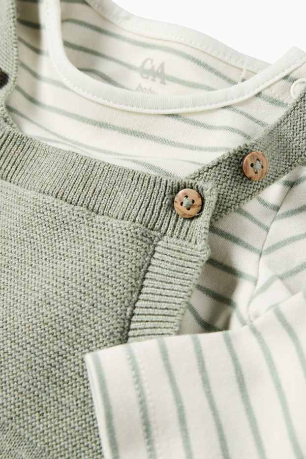 Baby: jongens - Newborn outfit - groen