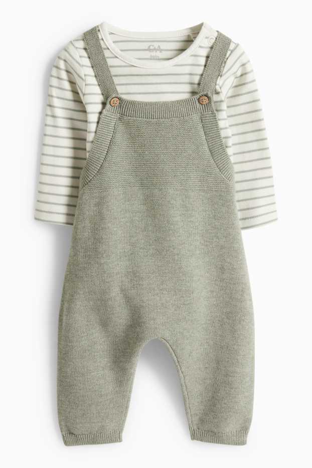 Baby: jongens - Newborn outfit - groen