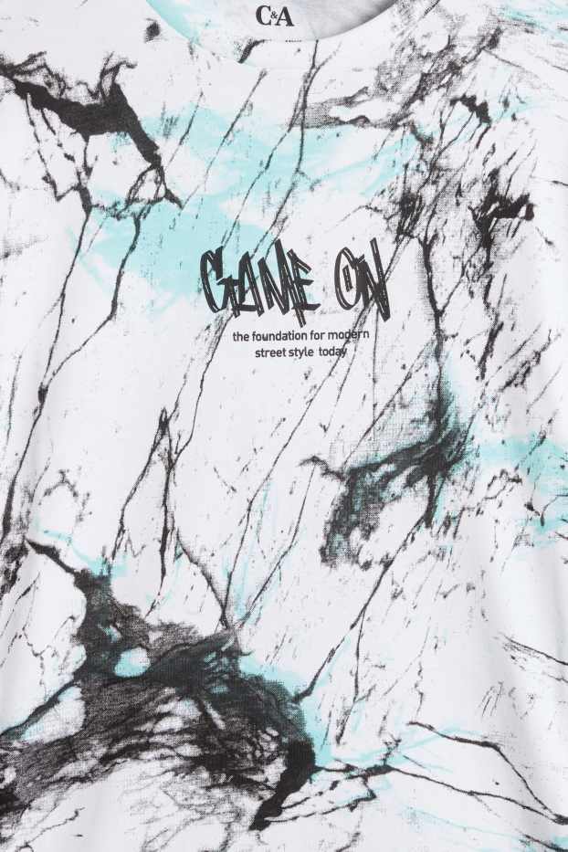 Kinder Jungen - Multipack 3er - Gaming - Kurzarmshirt - schwarz / weiss