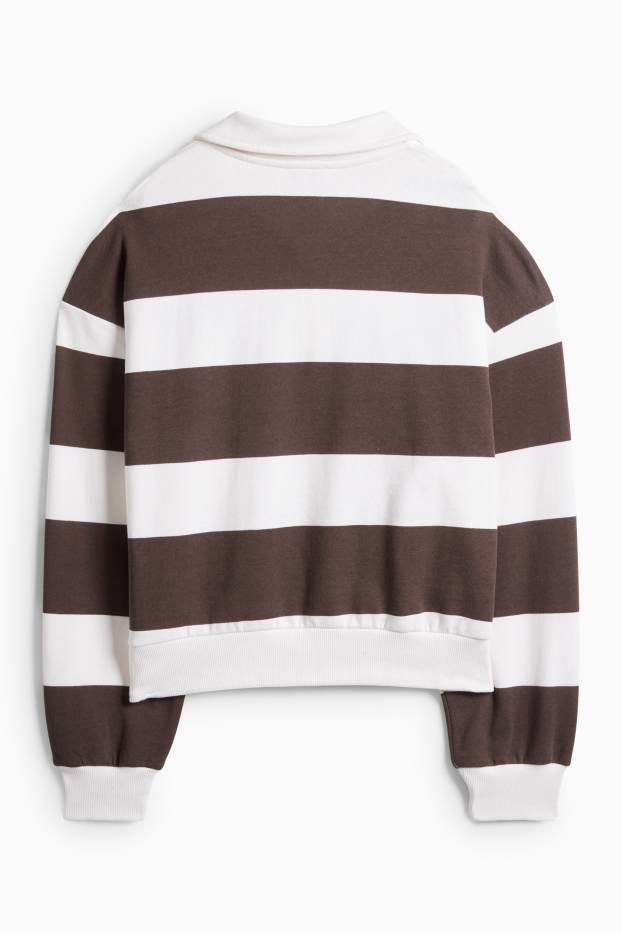 Dámské - Mikina - hnědá/béžová