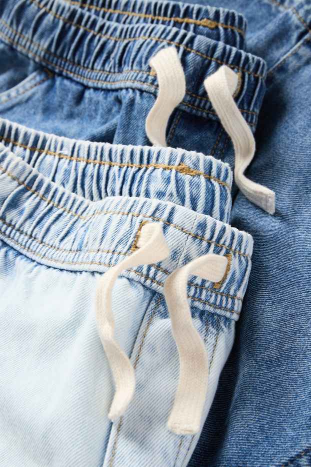 Copii - Băieți - Multipack 2 perechi - bermude de blugi - denim-albastru deschis