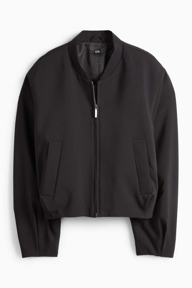 Kobiety - Kurtka typu bomber - czarny