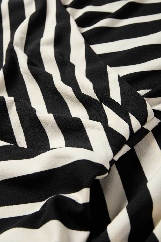 Dames - Jurk - zwart / wit