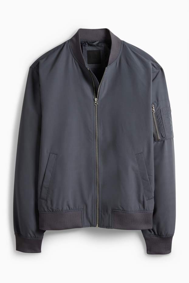 Pánské - Bomber - tmavošedá