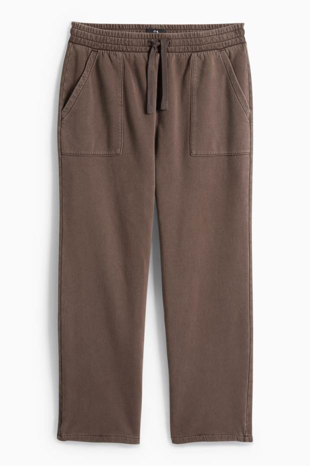 Heren - Joggingbroek - donkerbruin