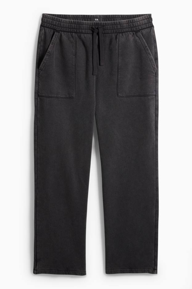 Bărbați - Pantaloni de trening - gri închis