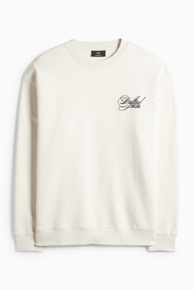 Home - Dessuadora oversized - beix clar