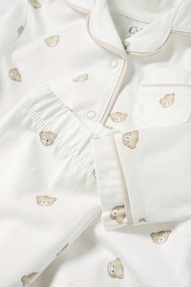 Miminka - chlapci - Pyžamo pro miminka - bílá