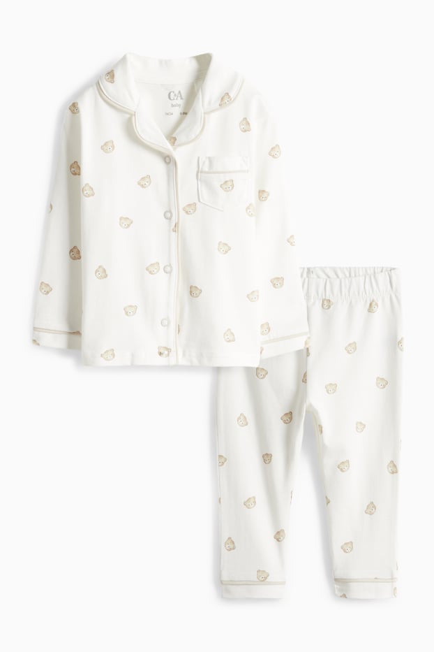 Miminka - chlapci - Pyžamo pro miminka - bílá