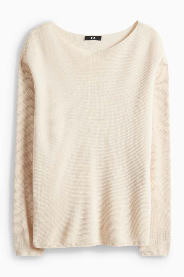 Donna - Pullover - beige chiaro