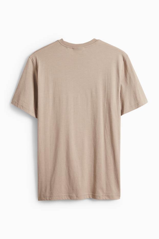 Men - T-shirt - taupe
