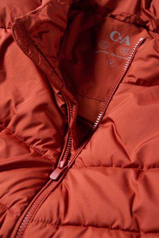 Uomo - Gilet trapuntato - arancione