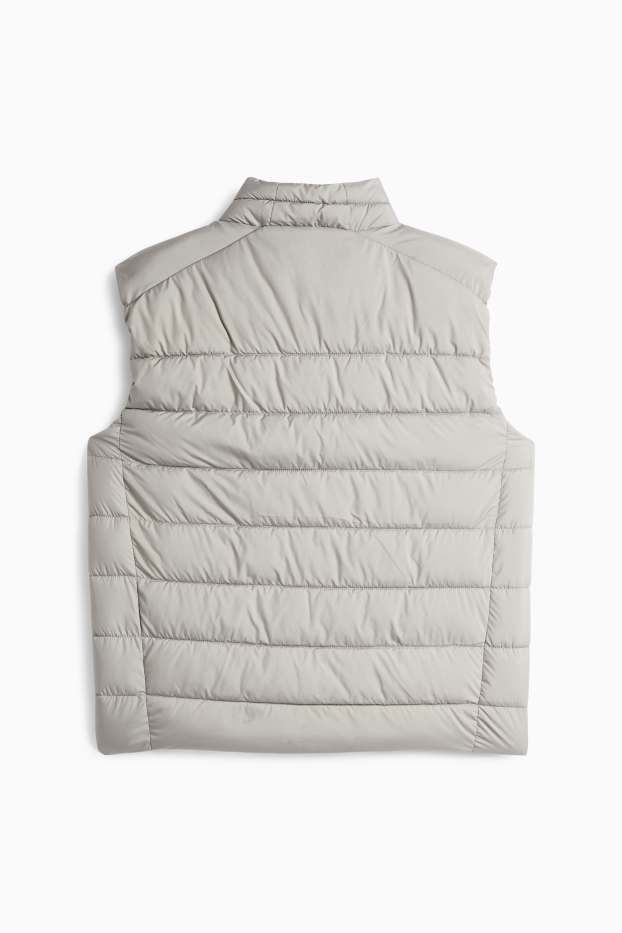 Uomo - Gilet trapuntato - grigio
