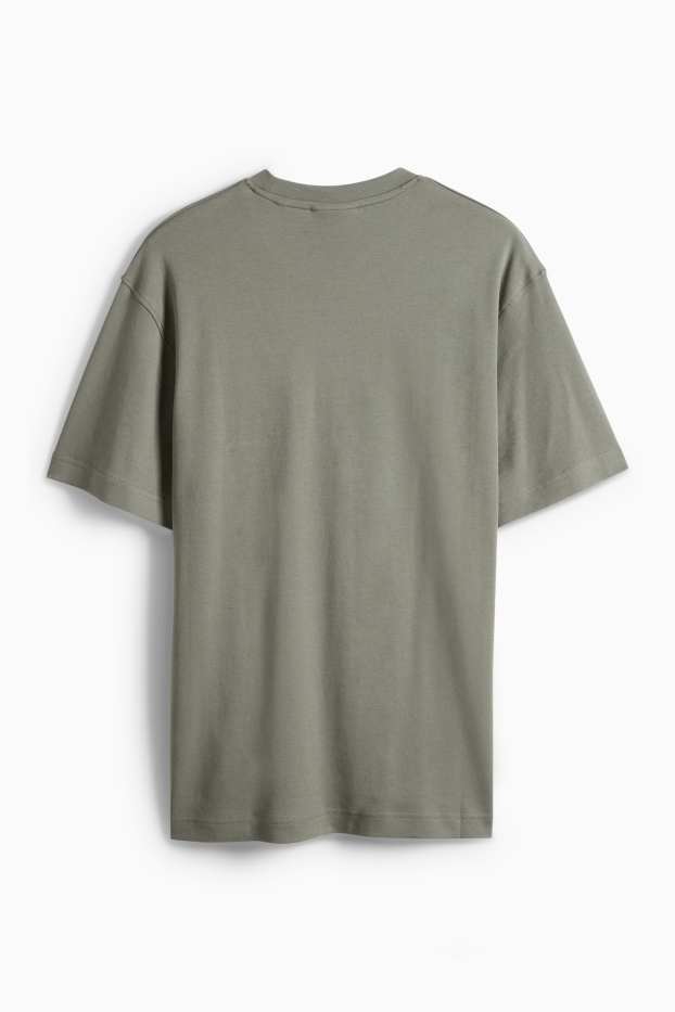 Herren - T-Shirt - Relaxed Fit - grün