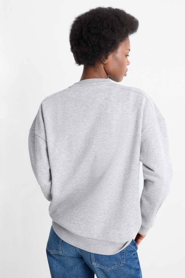 Donna - Felpa - New York - grigio chiaro melange