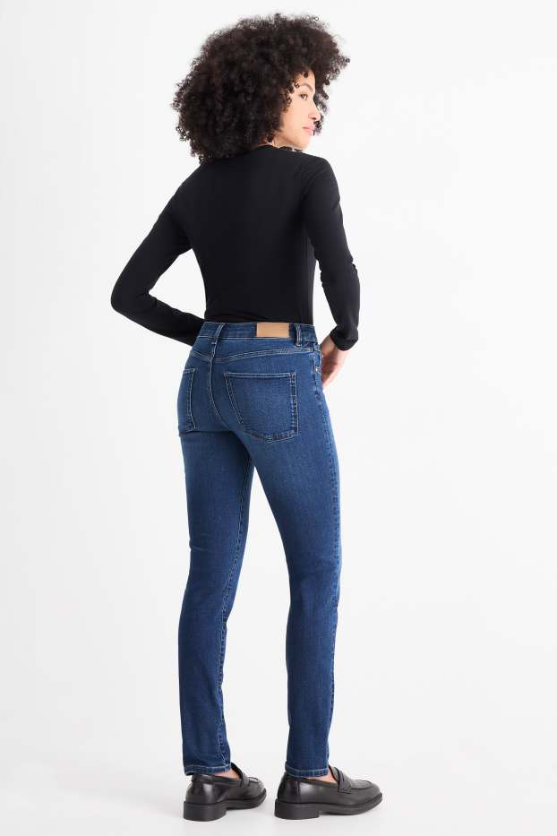 Damen - Slim Jeans - Thermojeans - LYCRA® - jeansblau