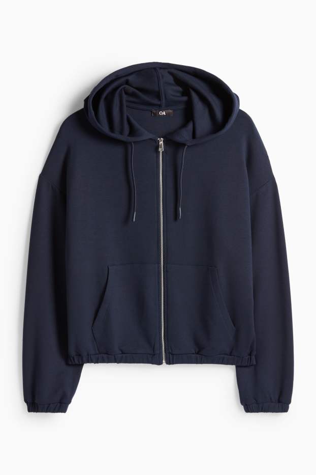 Women - Zip-through hoodie - dark blue