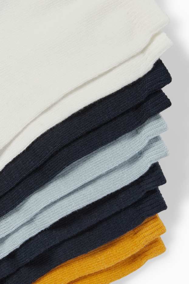 Bambini - Confezione da 5 - Minecraft - calze con motivo - blu scuro