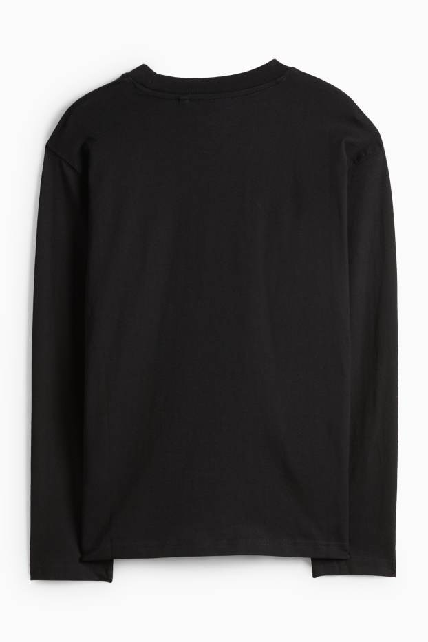 Kinder Jungen - Brawl Stars - Langarmshirt - schwarz