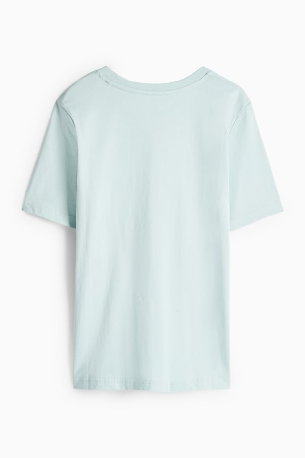 Femmes - T-shirt - regular fit - turquoise clair