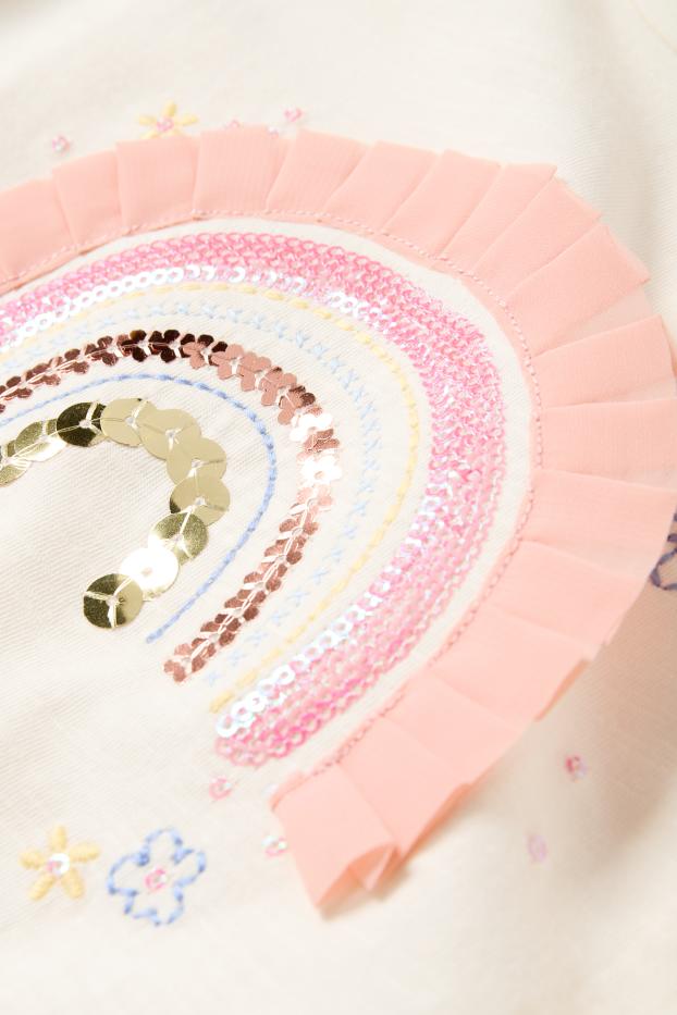 Enfants filles - T-shirt - blanc crème