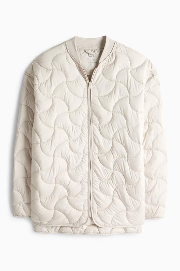 Damen - Steppjacke - cremeweiss