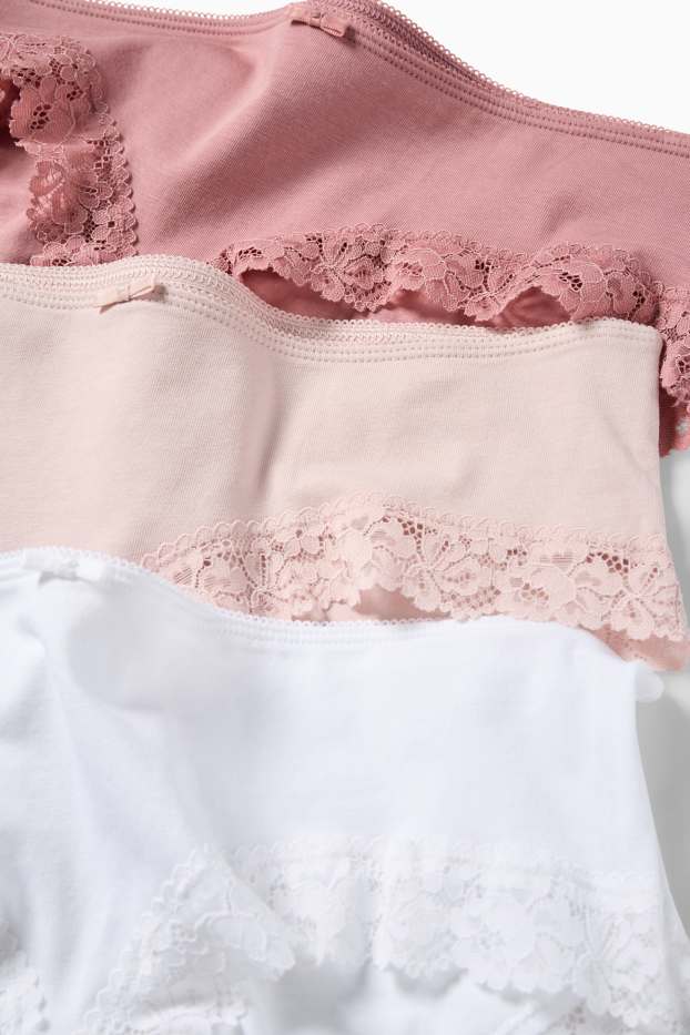 Damen - Multipack 3er - Slip - rosa