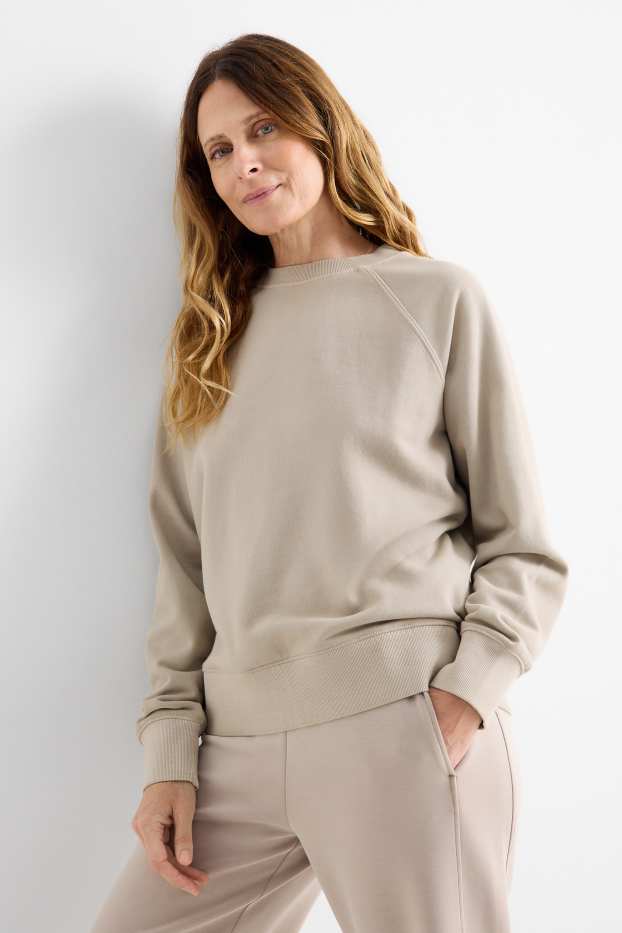 Dames - Sweatshirt - beige
