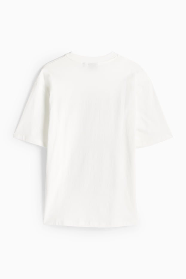 Uomo - T-shirt - relaxed fit - Utagawa Hiroshige - bianco