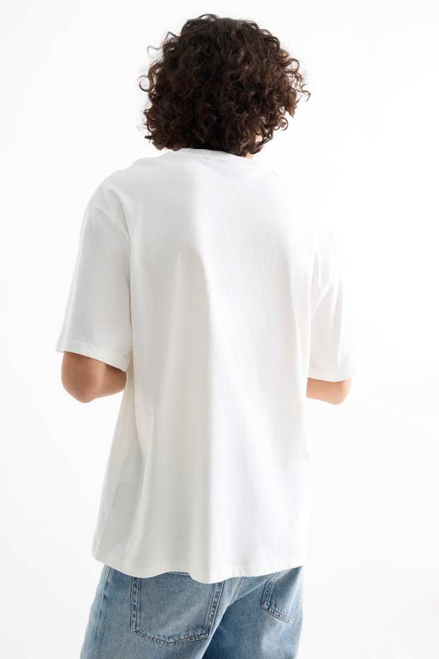 Uomo - T-shirt - relaxed fit - Utagawa Hiroshige - bianco