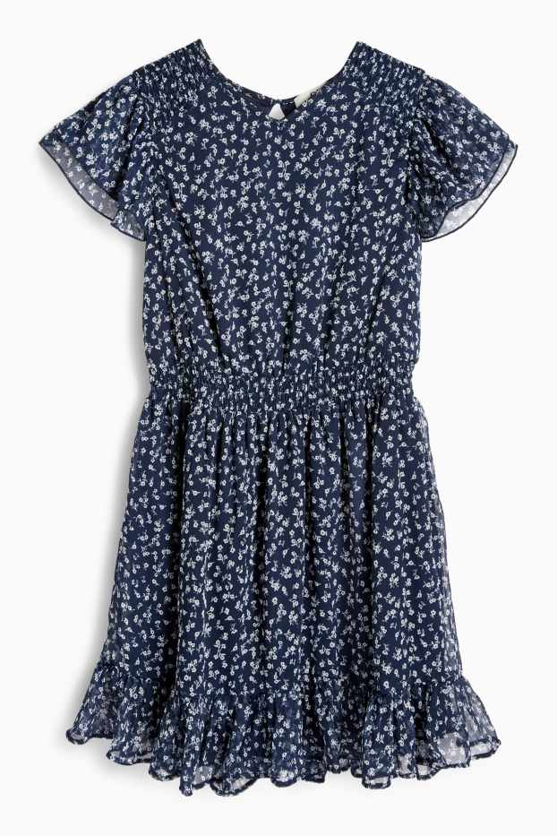 Děti - dívky - Šaty - tmavomodrá