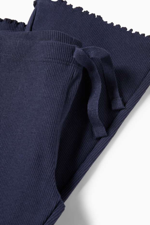 Children Girls - Leggings - dark blue