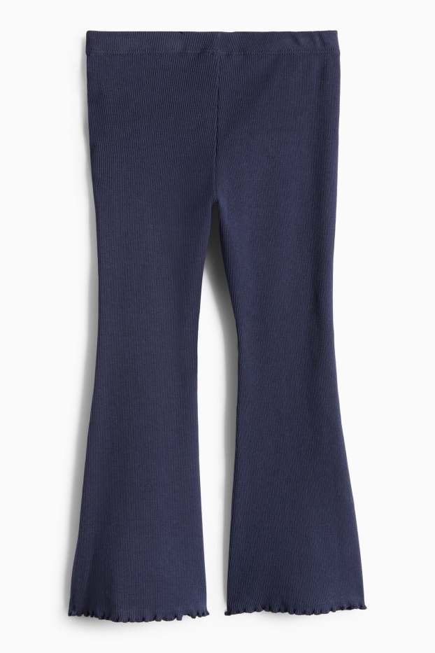 Children Girls - Leggings - dark blue
