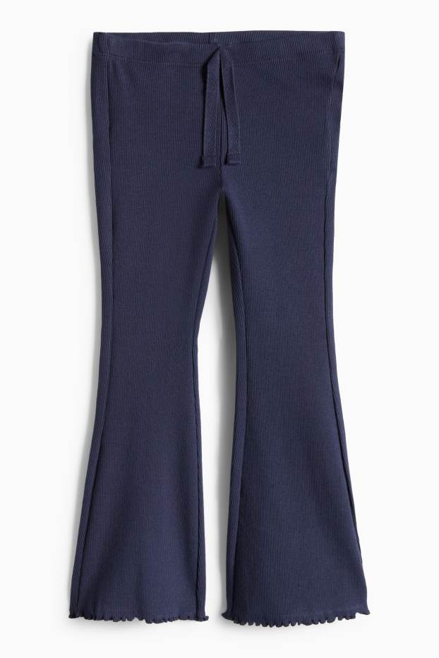 Children Girls - Leggings - dark blue