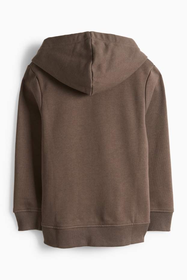 Kinderen: jongens - Sweatshirt - donkerbruin