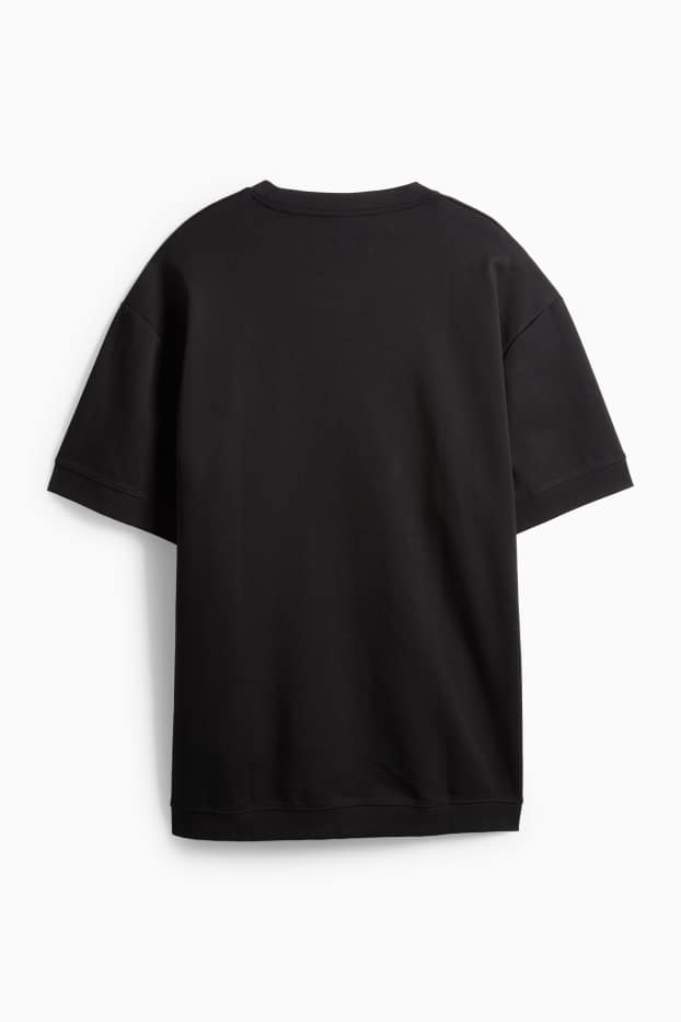 Herren - T-Shirt - Relaxed Fit - schwarz