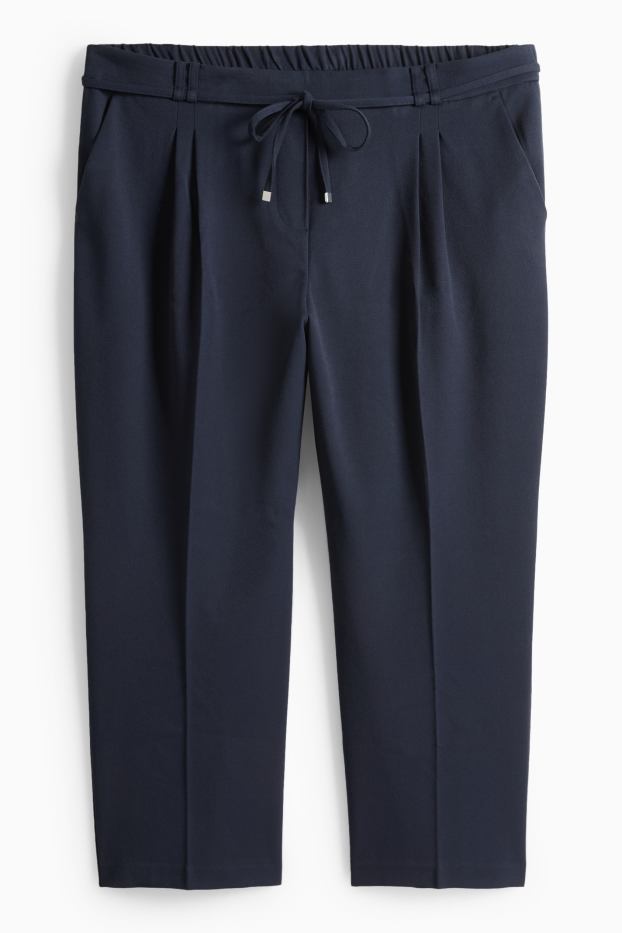 Women - Trousers - dark blue