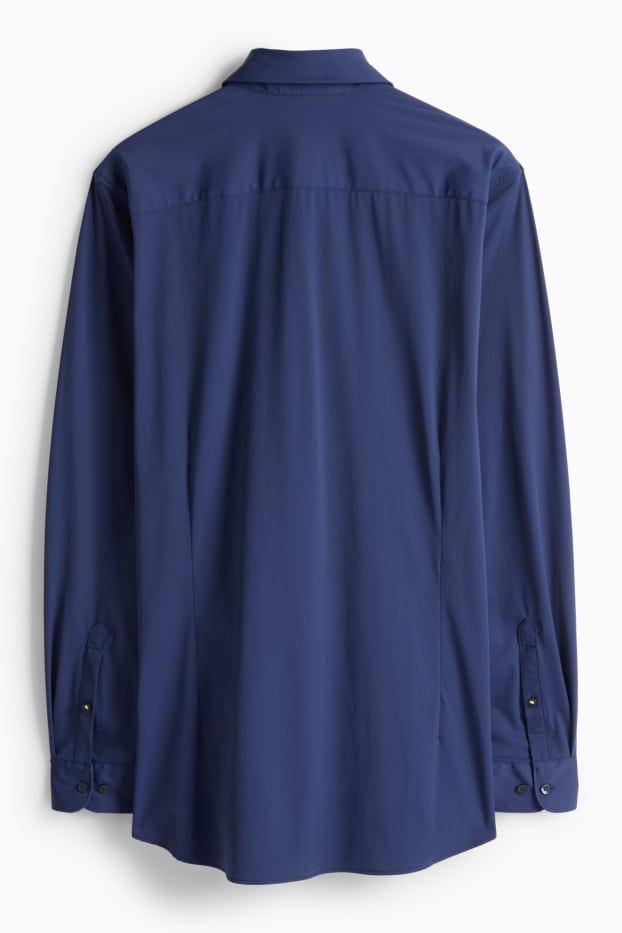 Pánské - Business košile - tmavomodrá