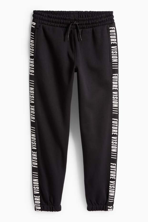 Děti - chlapci - Teplákové kalhoty - černá