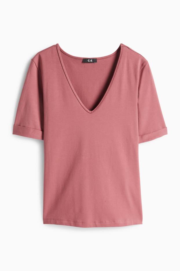 Donna - T-shirt - rosa scuro