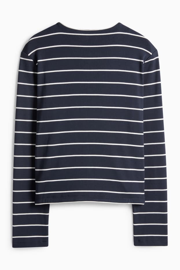 Donna - Felpa - blu scuro