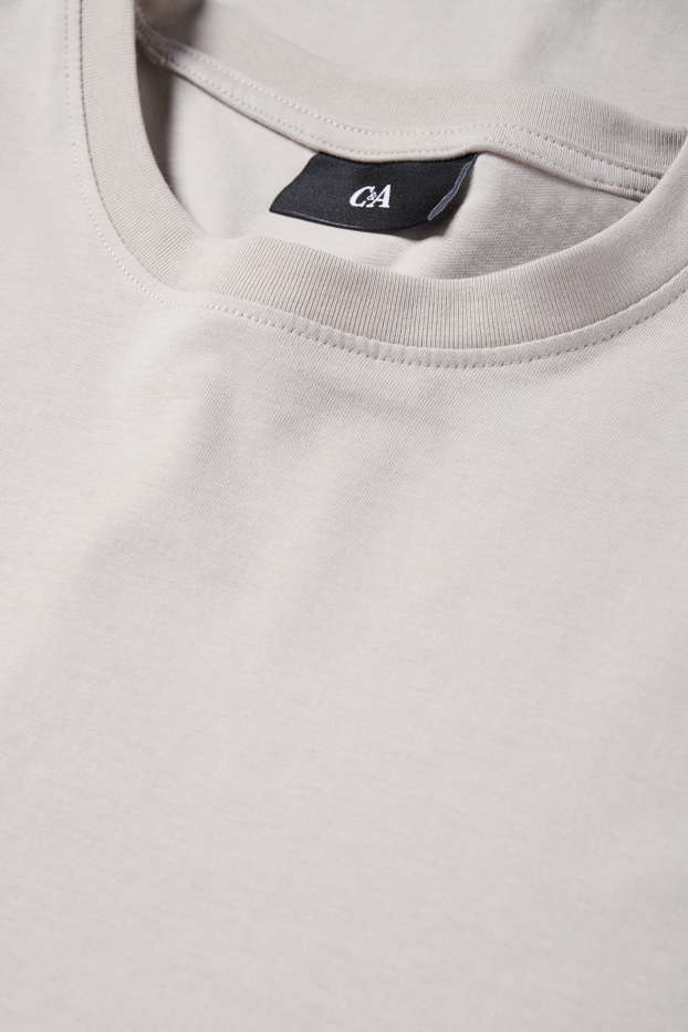 Herren - T-Shirt - Regular Fit - beige