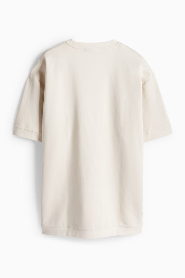 Herren - T-Shirt - Relaxed Fit - hellbeige