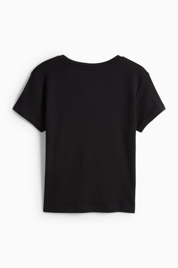 Women - T-shirt - relaxed fit - black