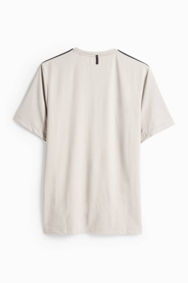 Pánské - Sportovní tričko - regular fit - šedá