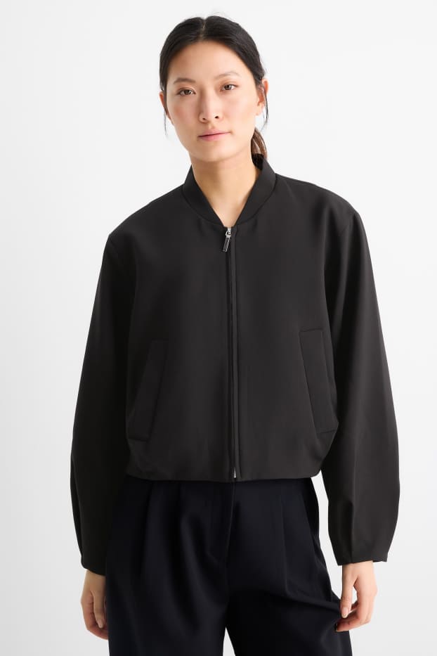 Femmes - Blouson aviateur - noir