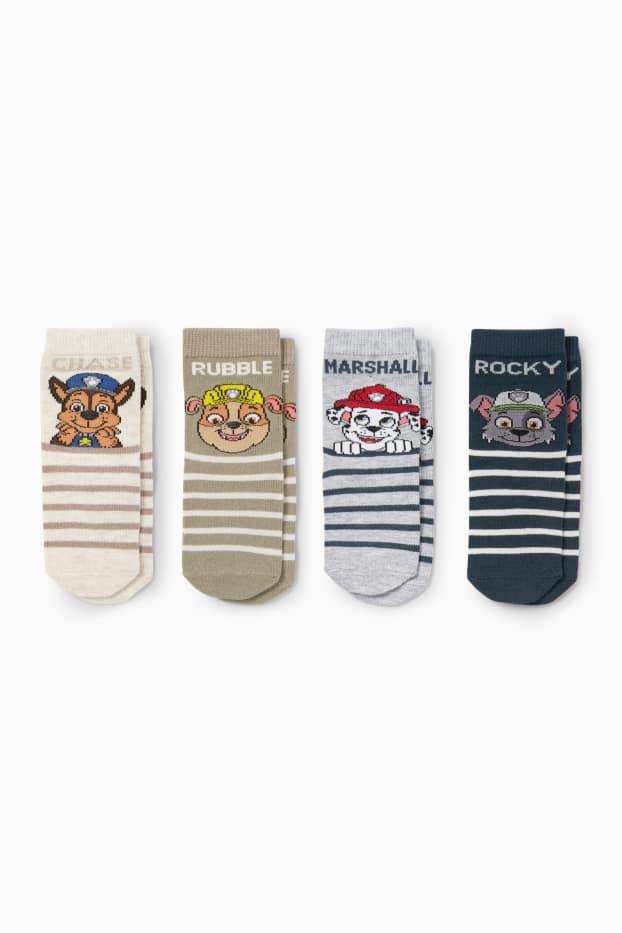 Unisex - Ponožky pro miminka - modrá/béžová