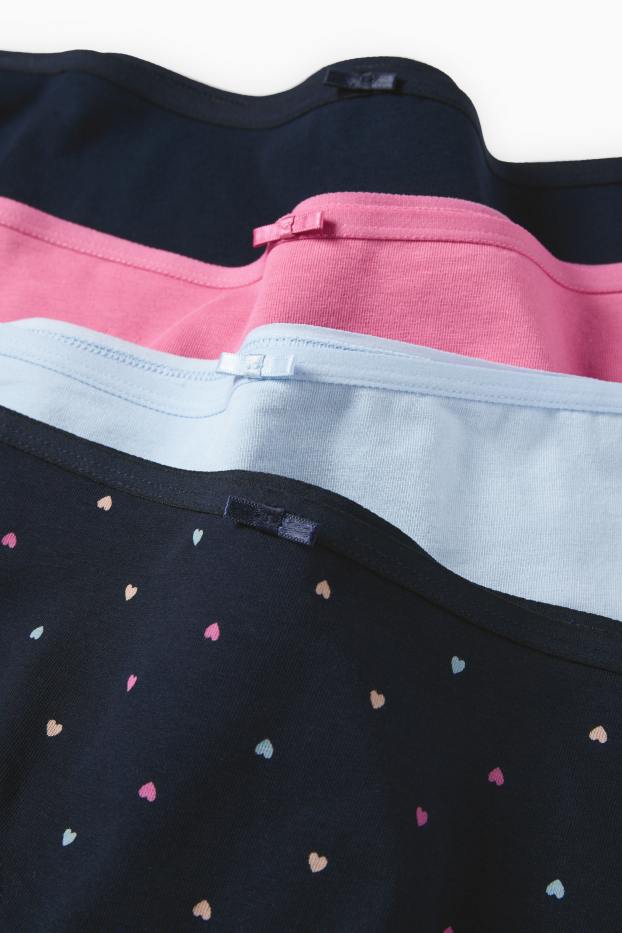 Femmes - Culotte hipster - rose / bleu